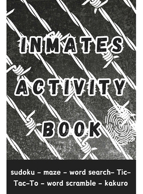 预订 Inmates Activity Book: Engaging Activities and Puzzles - Gifts for Prison Inmates: 9798327015067