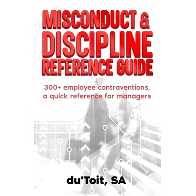 预订 Misconduct & Discipline Reference Guide: Identify 300+ employee contraventions, quick reference guide for superviso