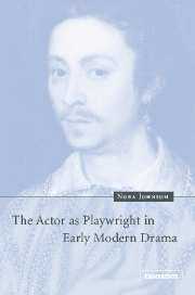 【预订】The Actor as Playwright in Early Modern Drama
