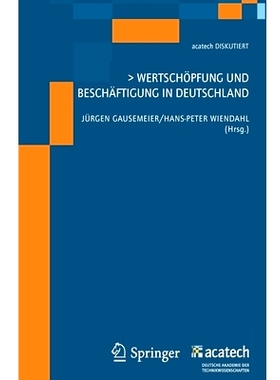 预订 Wertschöpfung Und Beschäftigung in Deutschland