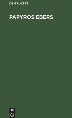 【预订】Papyros Ebers 9783110045642