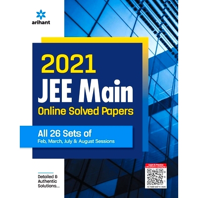 预订 2021 JEE Main Online Solved Papers All 26 Sets Of Feb, March, July & Aug Sessions: 9789327194524
