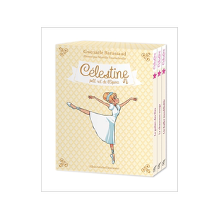 法语青少插图版小说 20世纪法国巴黎 塞莱斯汀套装 配同款书签 8岁儿童法语学习 Coffret Célestine 3 volumes