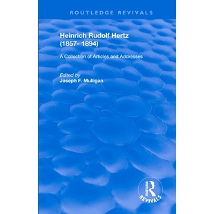 9780367188726 Collection and 1894 預(yù)訂 Hertz Addresses 1857 Heinrich Rudolf Articles