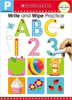 【预订】ABC 123 Write and Wipe Flip Book: Scholastic Early Learners (Write and Wipe)