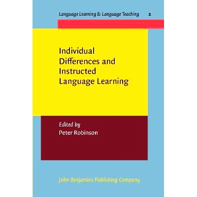 预订 Individual Differences and Instructed Language Learning.: 9789027216946