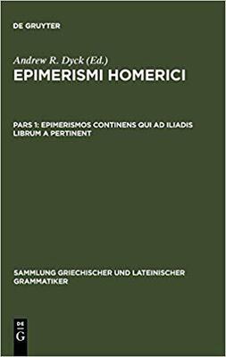 【预订】Epimerismos continens qui ad Iliadis librum A pertinent 9783110065565