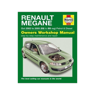 [预订]Renault Megane Petrol & Diesel (Oct 02 - 08) Haynes Repair Manual 9780857339744