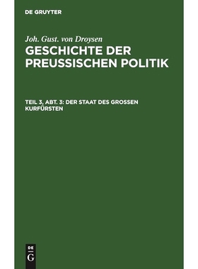预订 Der Staat des großen Kurfürsten: 9783112408513