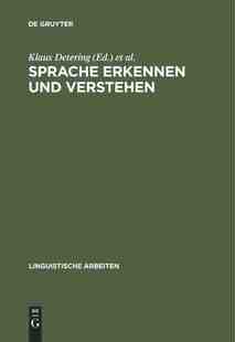 【预订】Sprache erkennen und verstehen 9783484301191