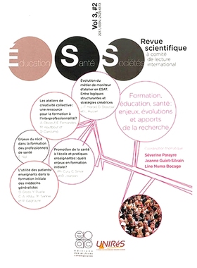 预订 Revue éducation, santé, sociétés, n° 3-2. Formation, éducation, santé : enjeux, évolutions et apports de la