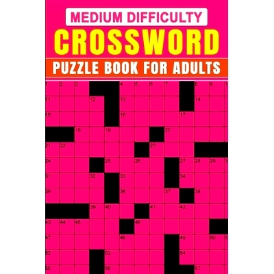 预订 Medium Difficulty Crossword Puzzle Book For Adults: 82+ Large Print Puzzles With Solution-(Boost Your Brainpower):
