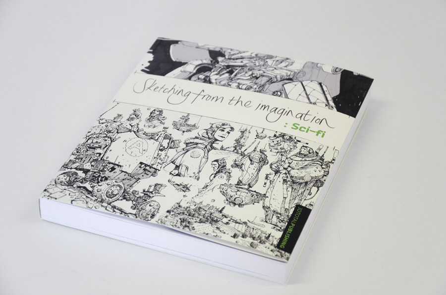 英文原版 科幻速写:全球50位概念艺术家的私房创作手稿 sketching