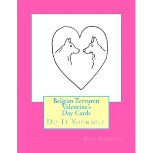 Valentine’s Day Yourself Belgian 9781519561220 Tervuren 预订 Cards