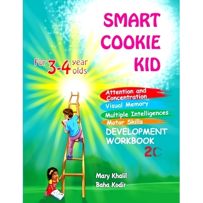 预订 Smart Cookie Kid For 3-4 Year Olds Attention and Concentration Visual Memory Multiple Intelligences Motor Skills Bo