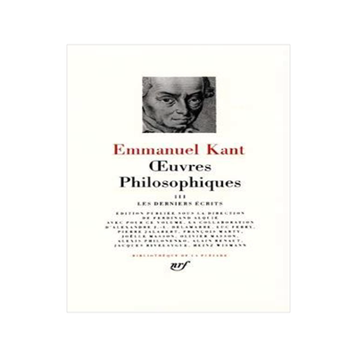 预订 []Œuvres philosophiques, Vol. 3. Les Derniers écrits 9782070111060
