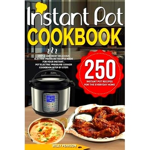 For Delicious Instant The Recipes Cookbook Electric Most Everyday Pressure Simple 250 and Pot 预订 Rec Home