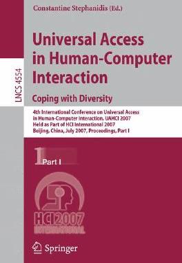 【预订】Universal Acess in Human Computer Interaction. Coping with Diversity