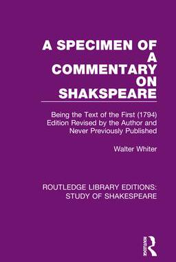 [预订]A Specimen of a Commentary on Shakspeare 9780367695309