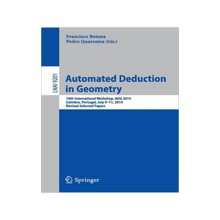 预订 Automated Deduction in Geometry