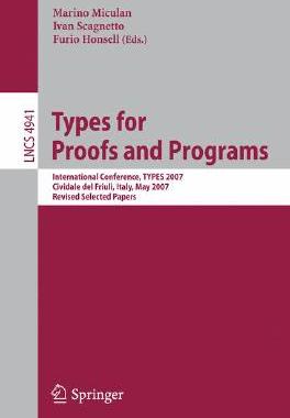 【预订】Types for Proofs and Programs