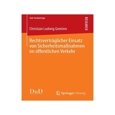预订 Rechtsverträglicher Einsatz von Sicherheitsmaßnahmen im öffentlichen Verkehr