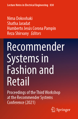 [预订]Recommender Systems in Fashion and Retail