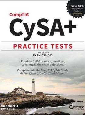 [预订]Comptia Cysa+ Practice Tests: Exam Cs0-003 9781394182930