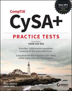 Tests 003 9781394182930 Practice Cs0 Cysa Comptia 预订 Exam