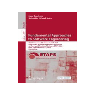 [预订]Fundamental Approaches to Software Engineering: 26th International Conference, Fase 2023, Held as Pa 9783031308253