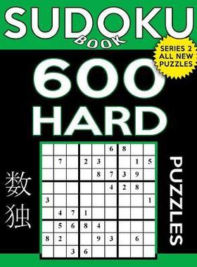 [预订]Sudoku Book 600 Hard Puzzles: Sudoku Puzzle Book With Only One Level of Difficulty 9781545030370
