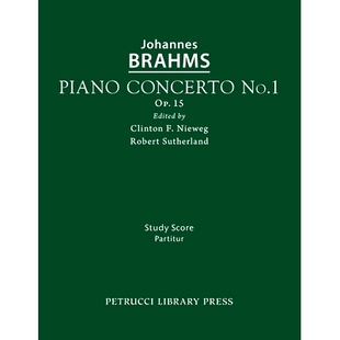 No.1 Concerto Op.15 Study 9781608742554 预订 score Piano
