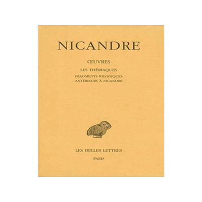 [预订]Oeuvres, Vol. 2. Les thériaques 9782251005034