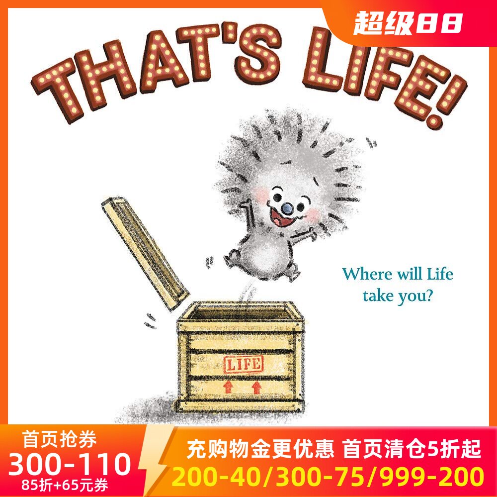 英文原版 这就是人生 Cori Doerrfeld 插画 That's Life! 精装绘本 The Rabbit Listened作者
