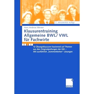 VWL Klausurentraining BWL Themen Originalp 预订 den für Allgemeine basierend Übungsklausuren Fachwirte aus auf