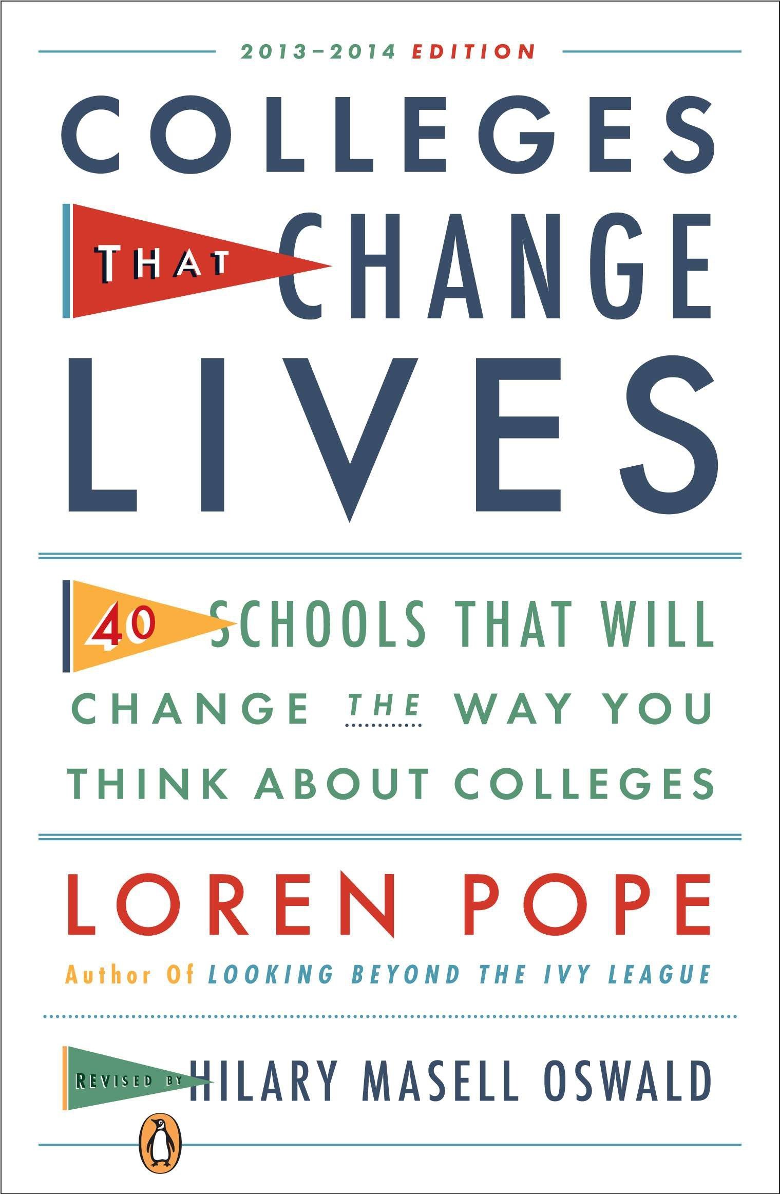 改变一生的大学英文原版 Colleges That Change Lives: 40 Schools That