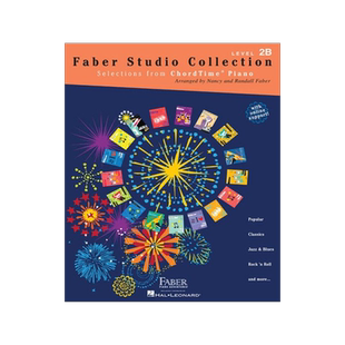 英文原版 钢琴和弦：2B级曲目精选 Faber Studio Collection, Level 2B: Selections from ChordTime Piano