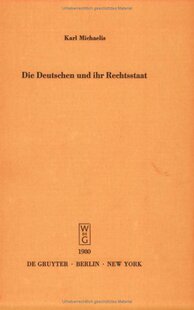 【预订】Die Deutschen und ihr Rechtsstaat 9783110082210