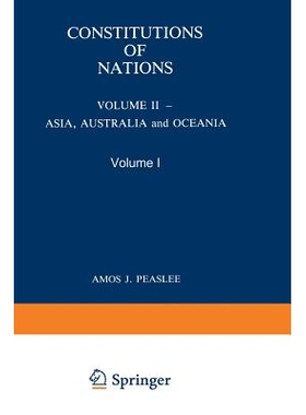 预订 Constitutions of Nations: Volume II -- Asia, Australia and Oceania: 9789024729050