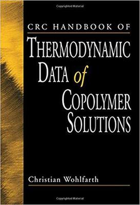 【预售】CRC Handbook of Thermodynamic Data of Copolymer Solutions
