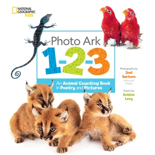 预订 Photo Ark 1-2-3: An Animal Counting Book in Poetry and Pictures: 9781426377273