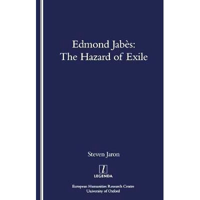预订 Edmond Jabes and the Hazard of Exile: 9781900755719