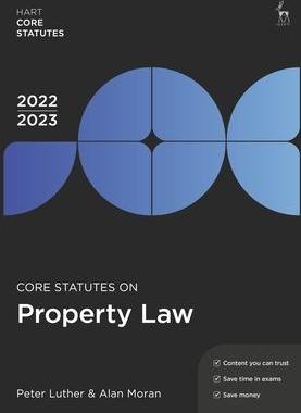 [预订]Core Statutes on Property Law 2022-23 9781509960323