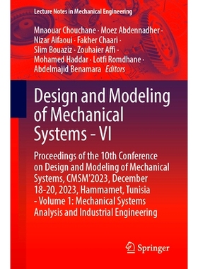 预订 Design and Modeling of Mechanical Systems - VI: Proceedings of the 10th Conference on Design and Modeling of Mechan