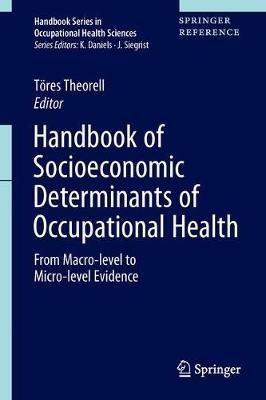 【预订】Handbook of Socioeconomic Determinants of Occupational Health