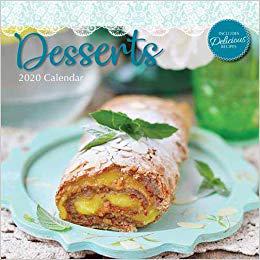 【预售】Desserts : 2020 Square Wall Calendar