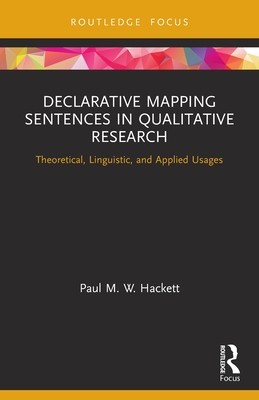 [预订]Declarative Mapping Sentences in Qualitative Research: Theoretical, Linguistic, and Applied Usages