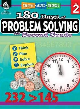 【预订】180 Days of Problem Solving for Second Grade: Practice, Assess, Diagnose