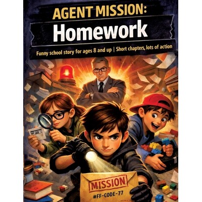 预订 Agent mission: homework: Funny school story for ages 8 and up Short chapters, lots of action 9783384824868