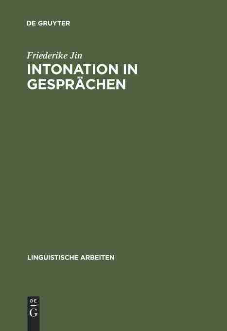 【预订】Intonation in Gesprächen 9783484302488